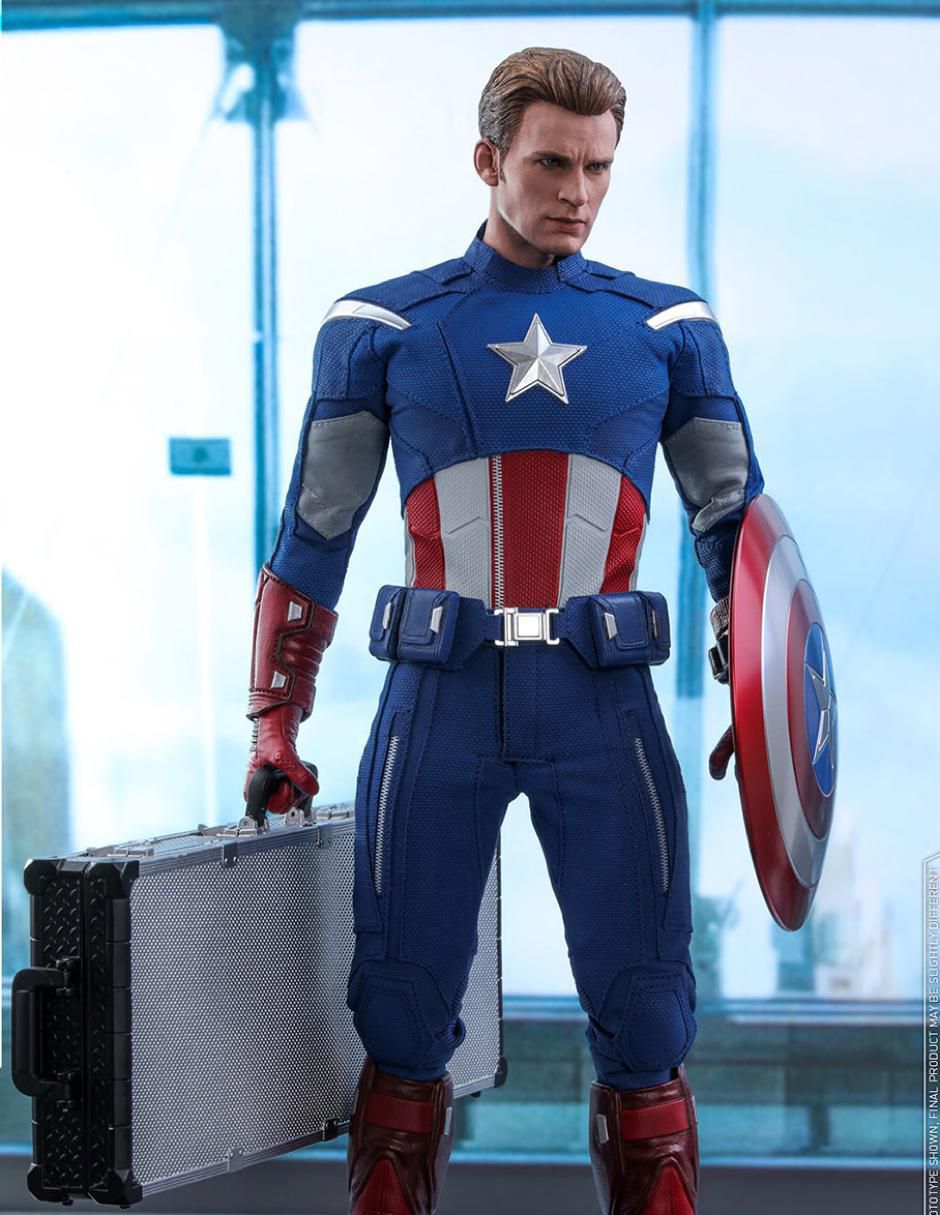 Figura de colección Marvel Avengers Endgame Captain America deluxe 6