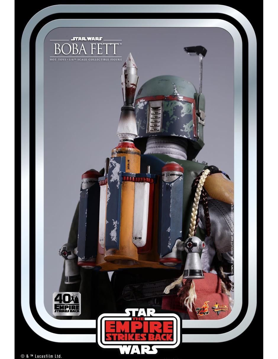 Figura de colección Star Wars The Empire Strikes Back Boba Fett aniversario 3