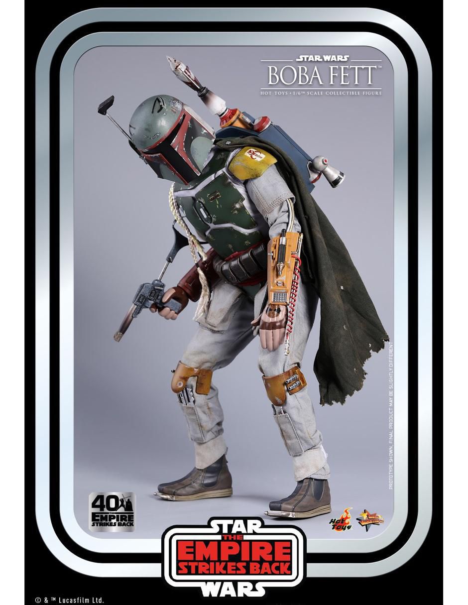 Figura de colección Star Wars The Empire Strikes Back Boba Fett aniversario 6