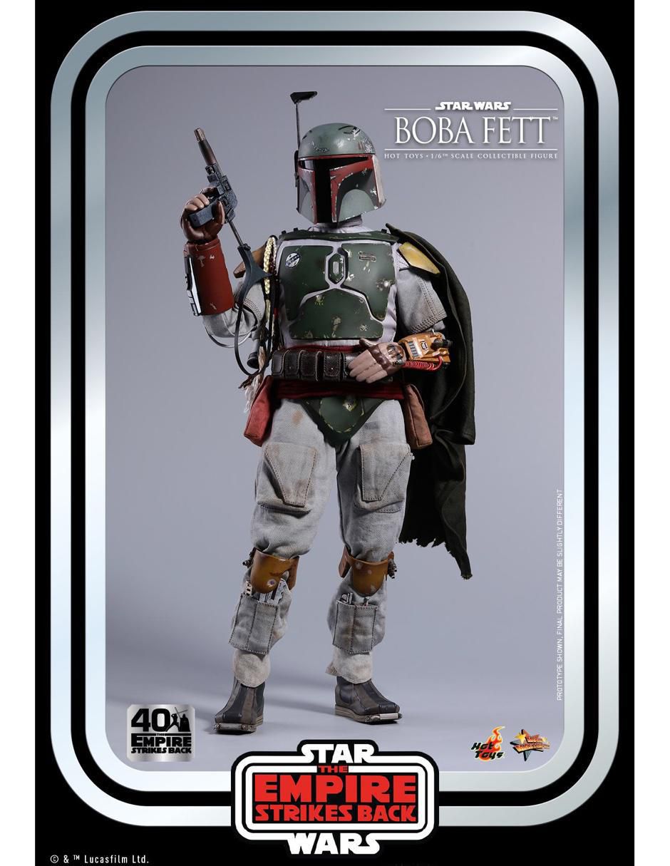 Figura de colección Star Wars The Empire Strikes Back Boba Fett aniversario 7