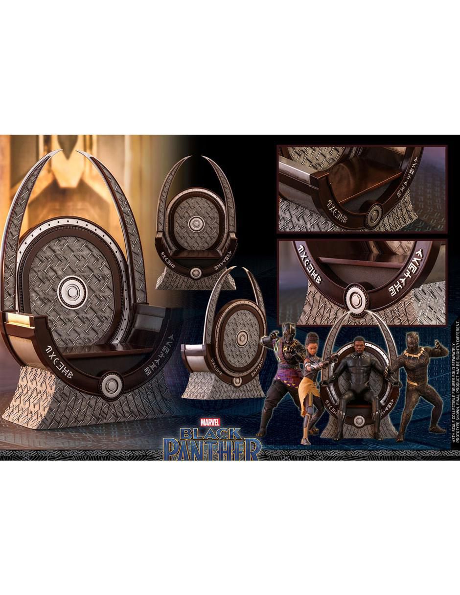 Diorama Black Panther: Wakanda Forever Black Panther deluxe con luz 2