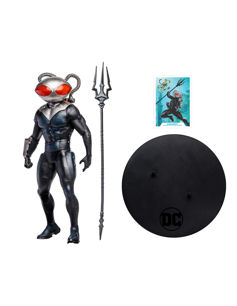 Figura de acción Aquaman and the lost Kingdom Black Manta deluxe Figura de acción Aquaman and the lost Kingdom Black Manta deluxe