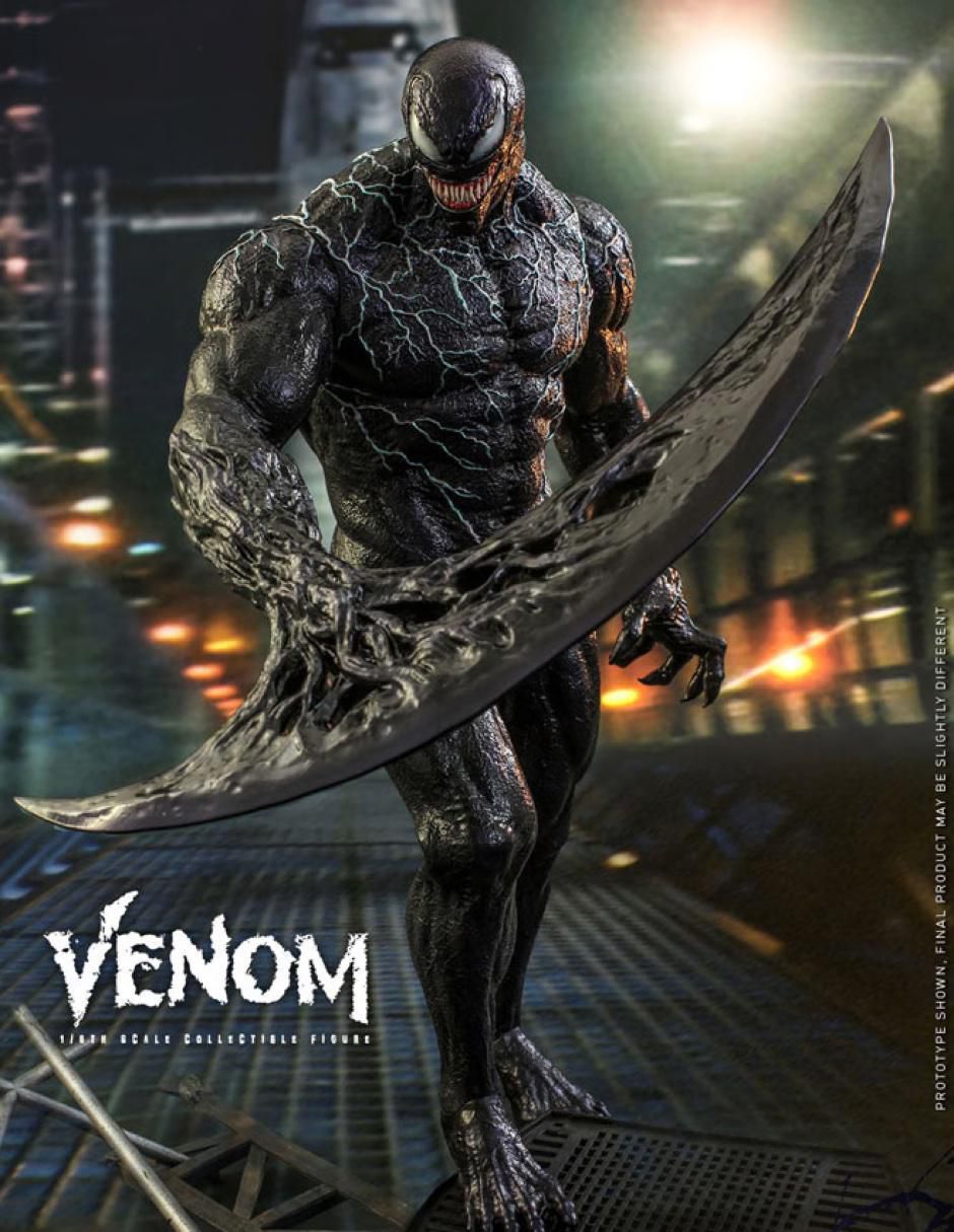 Figura de colección Marvel Venom Hot Toys articulada