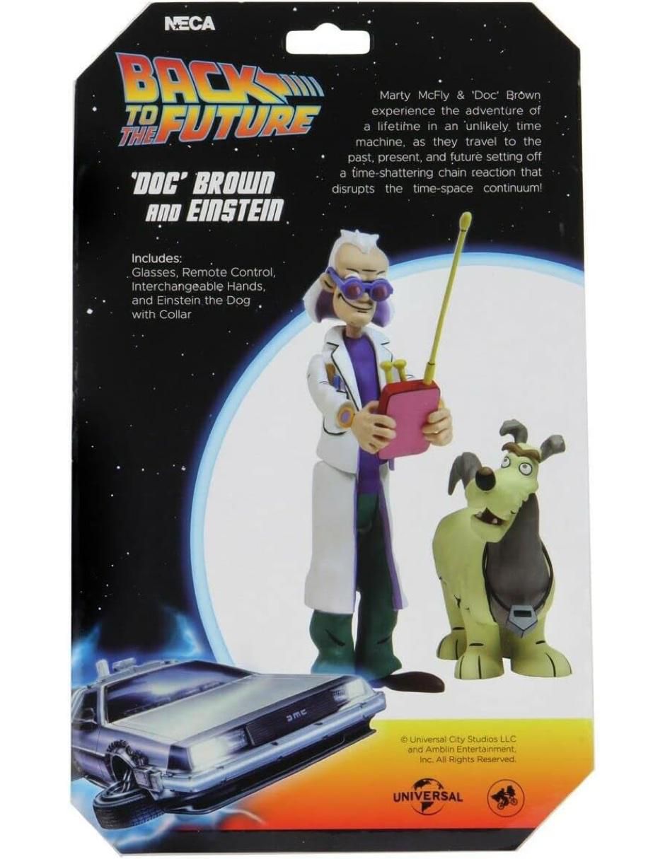 Figura de colección Back to the future Dr. Emmett Brown ultimate 3