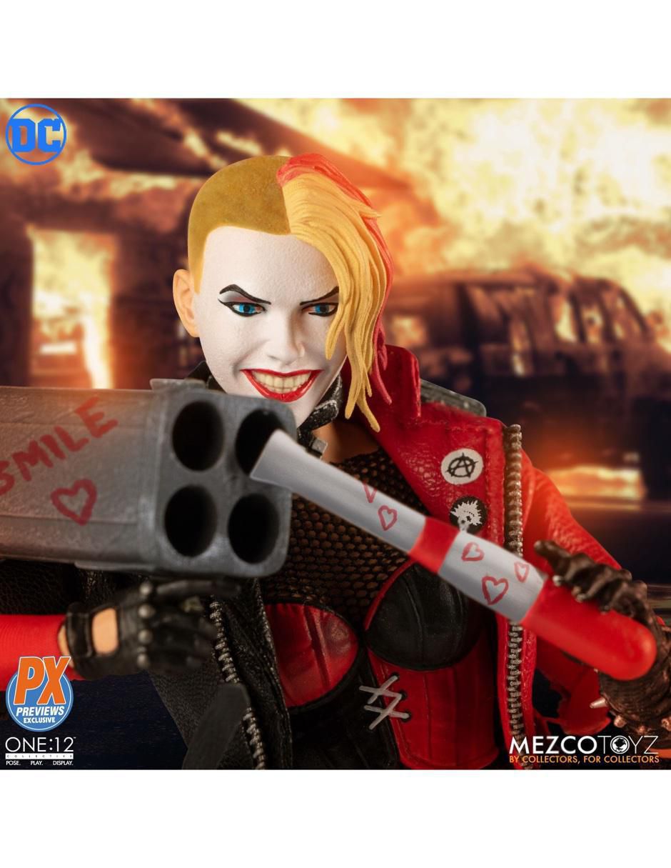 Figura de colección DC Comics Harley Quinn chase 6