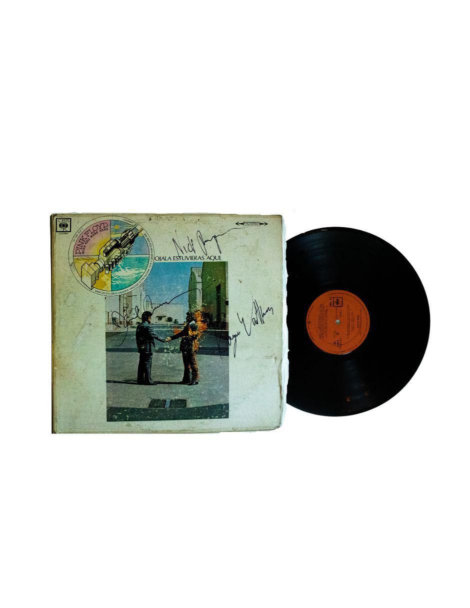 Disco vinyl autografiado Idolos Pink Floyd