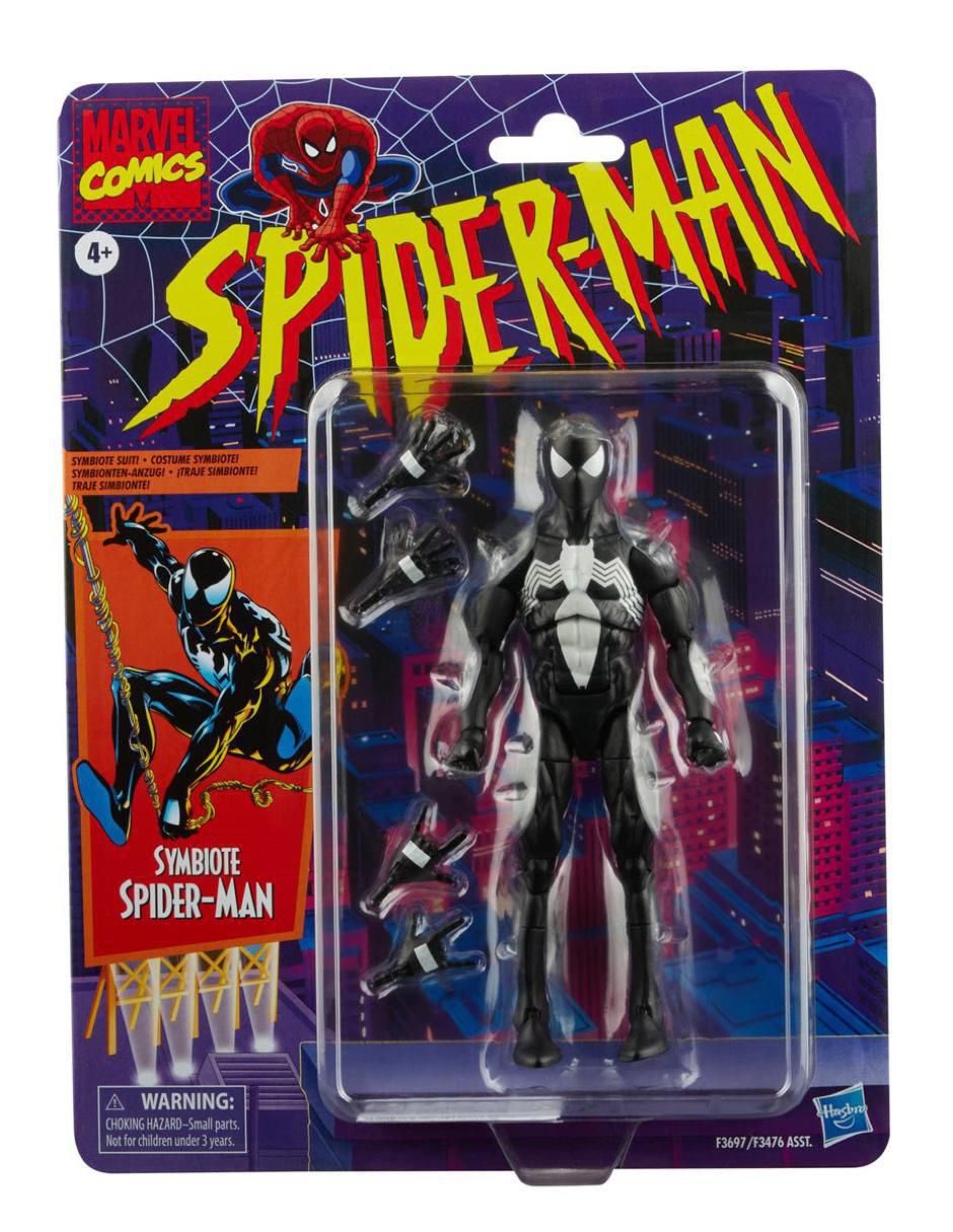 Figura de colección Marvel: Legends Series Symbiote Spider-Man collectors 2