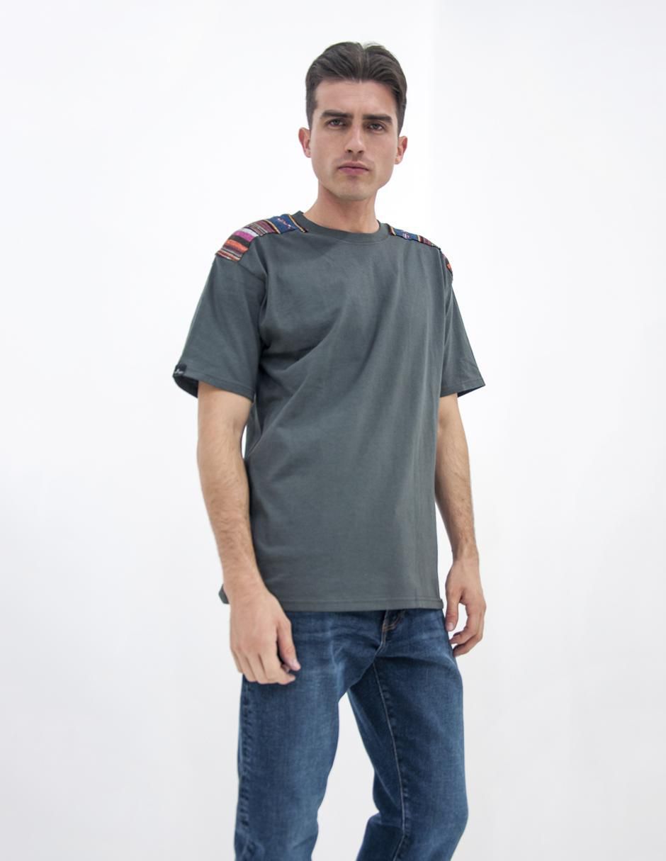 Playera cuello redondo para hombre 1