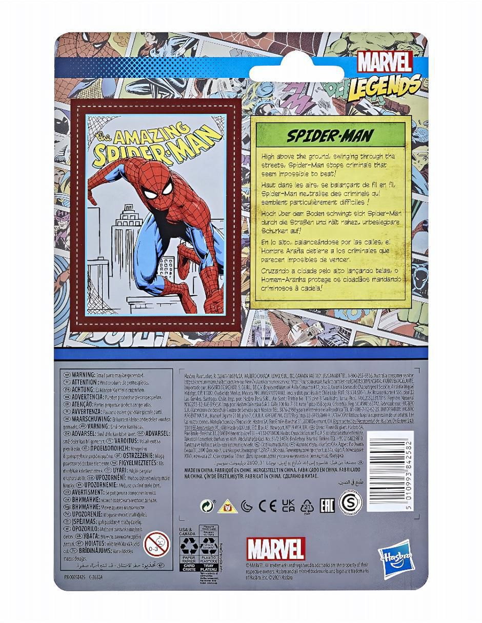 Figura de Colección Marvel Legends Spider-Man Articulado 3