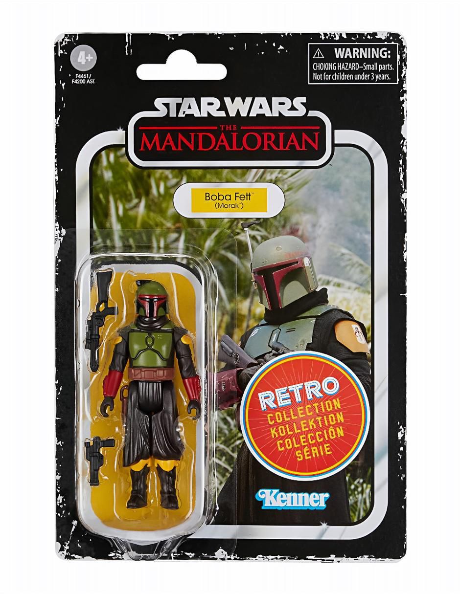 Figura de Colección Star Wars The Mandalorian Boba Fett Morak Articulado 2
