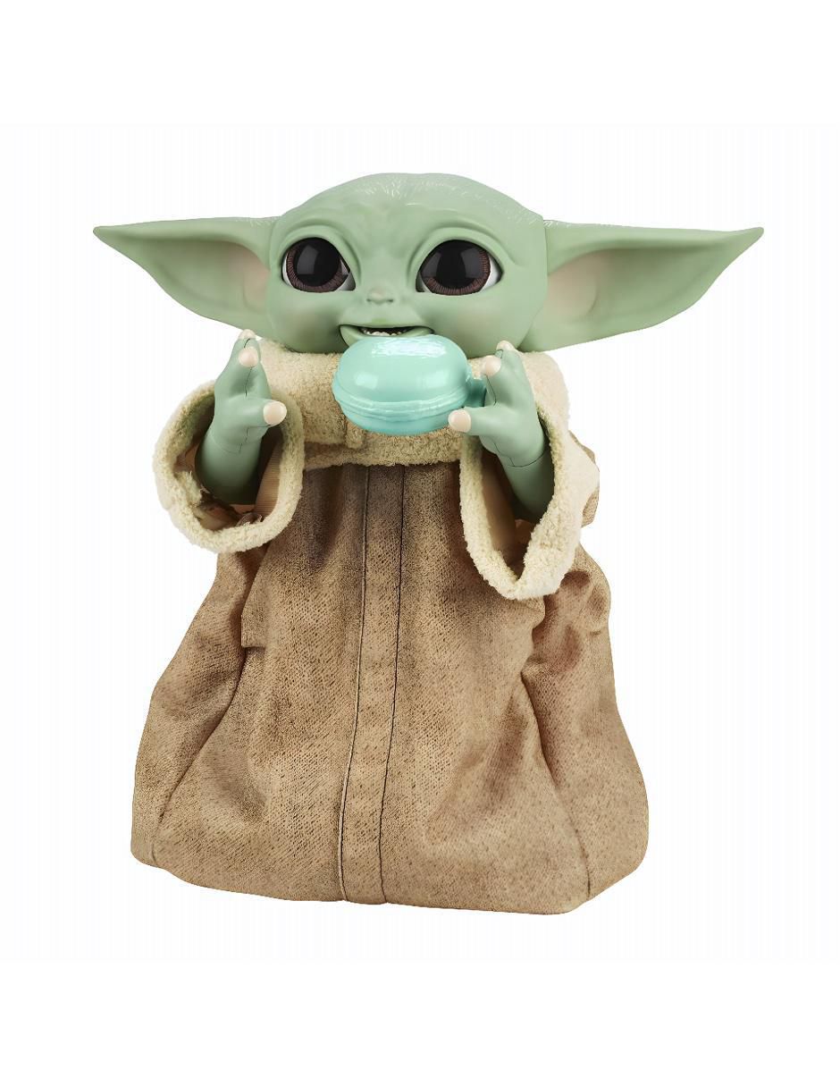 Figura de Colección Star Wars Grogu Hasbro con Movimiento y Sonido  Articulado