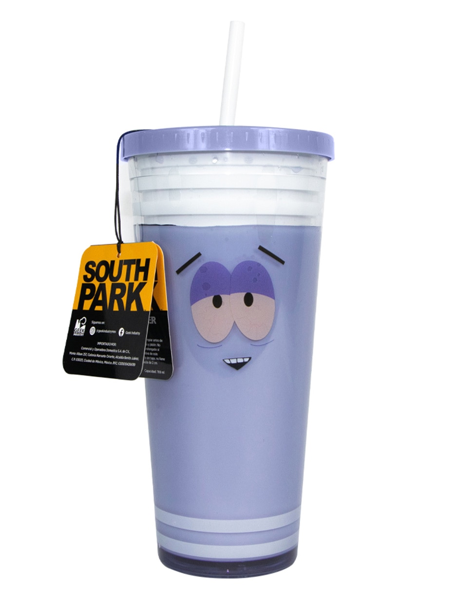 Vaso de vidrio 450ml con popote - Geekolor