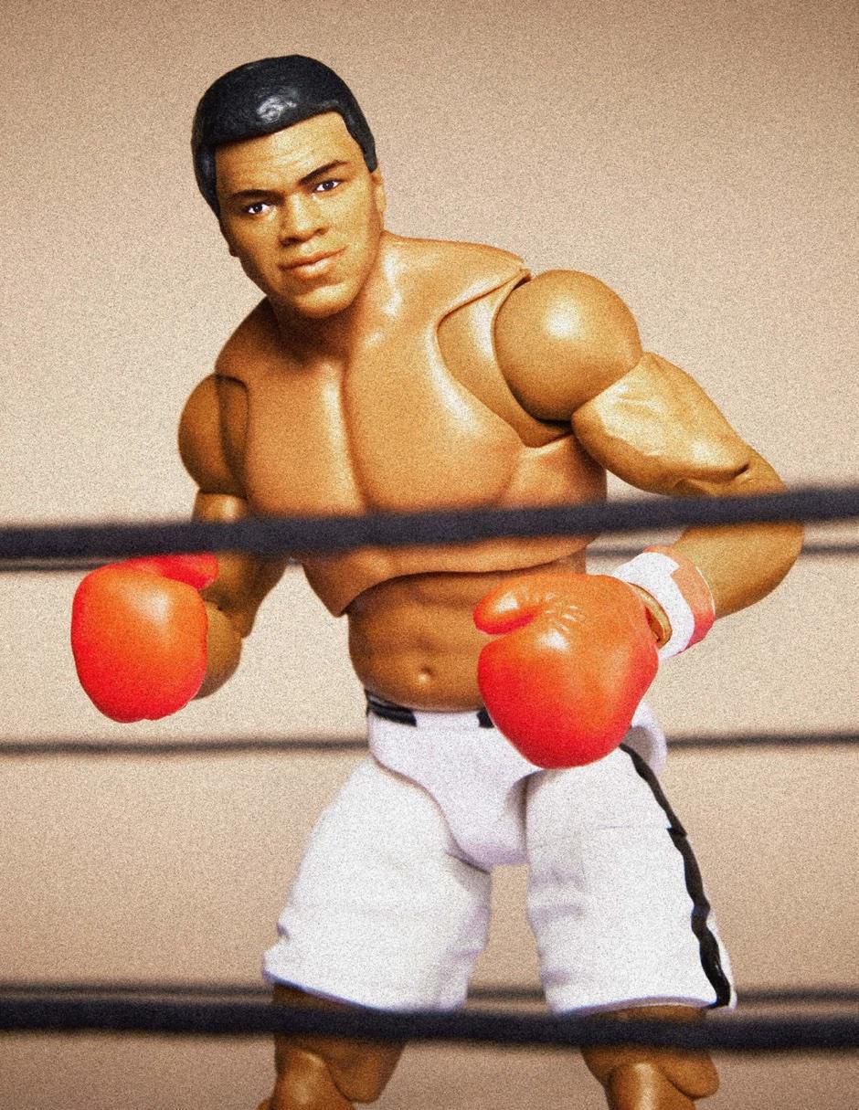 Set figuras WWE Muhammad Ali collectors 8