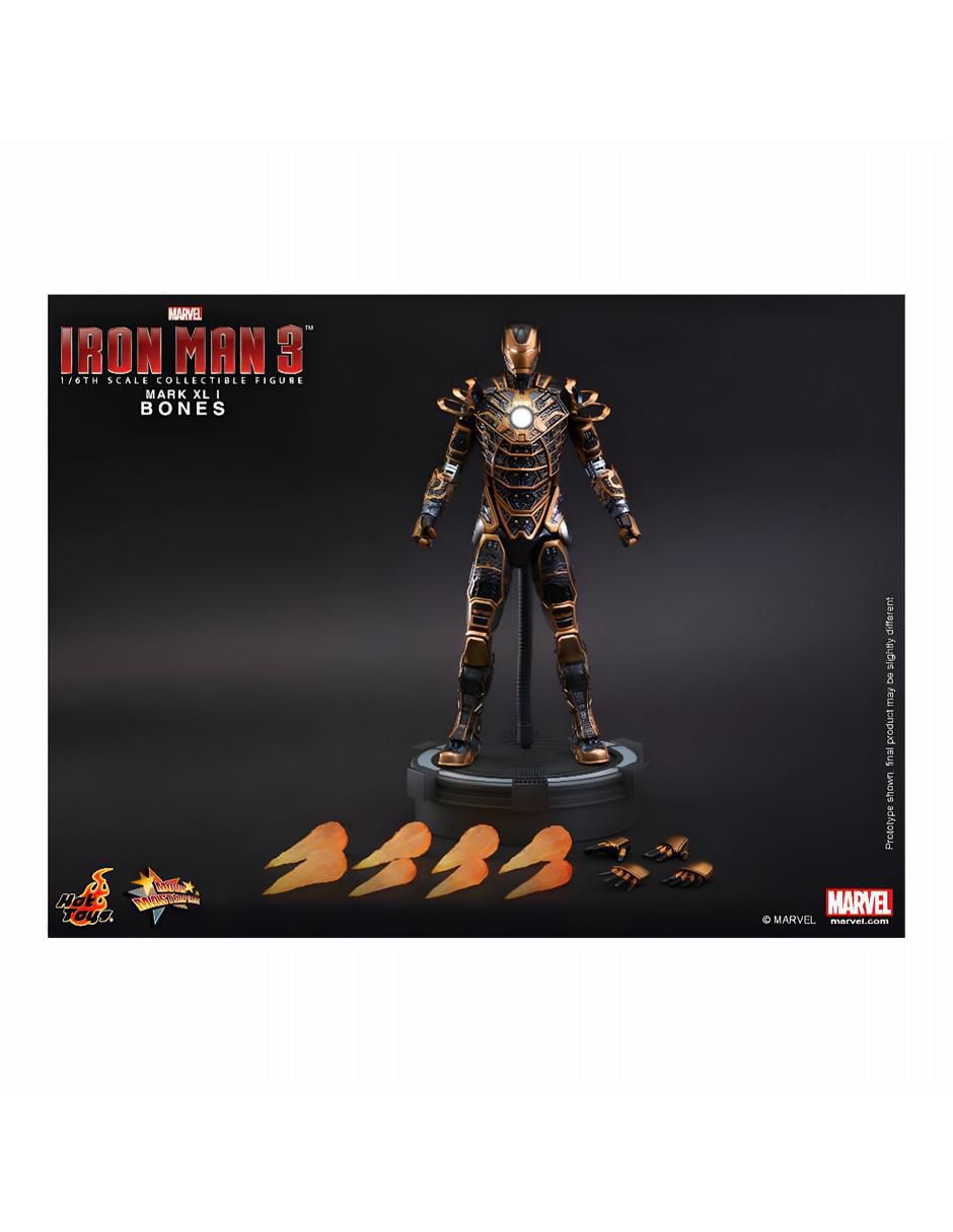 Figura de colección Marvel Studios: Iron Man Iron Man collectors con luz 2