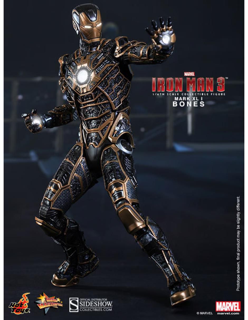 Figura de colección Marvel Studios: Iron Man Iron Man collectors con luz 5