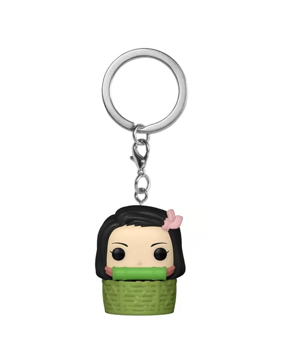Llavero Funko Pocket Pop! Keychan Nezuko Kamado de plástico Llavero Funko Pocket Pop! Keychan Nezuko Kamado de plástico