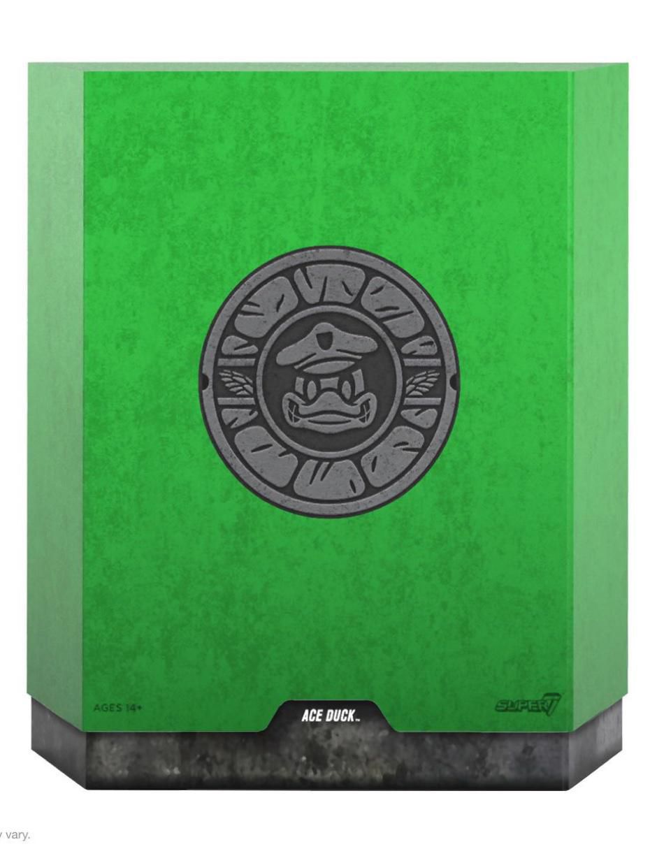 Figura de colección Tortugas Ninja Pato Aventuras collectors 2