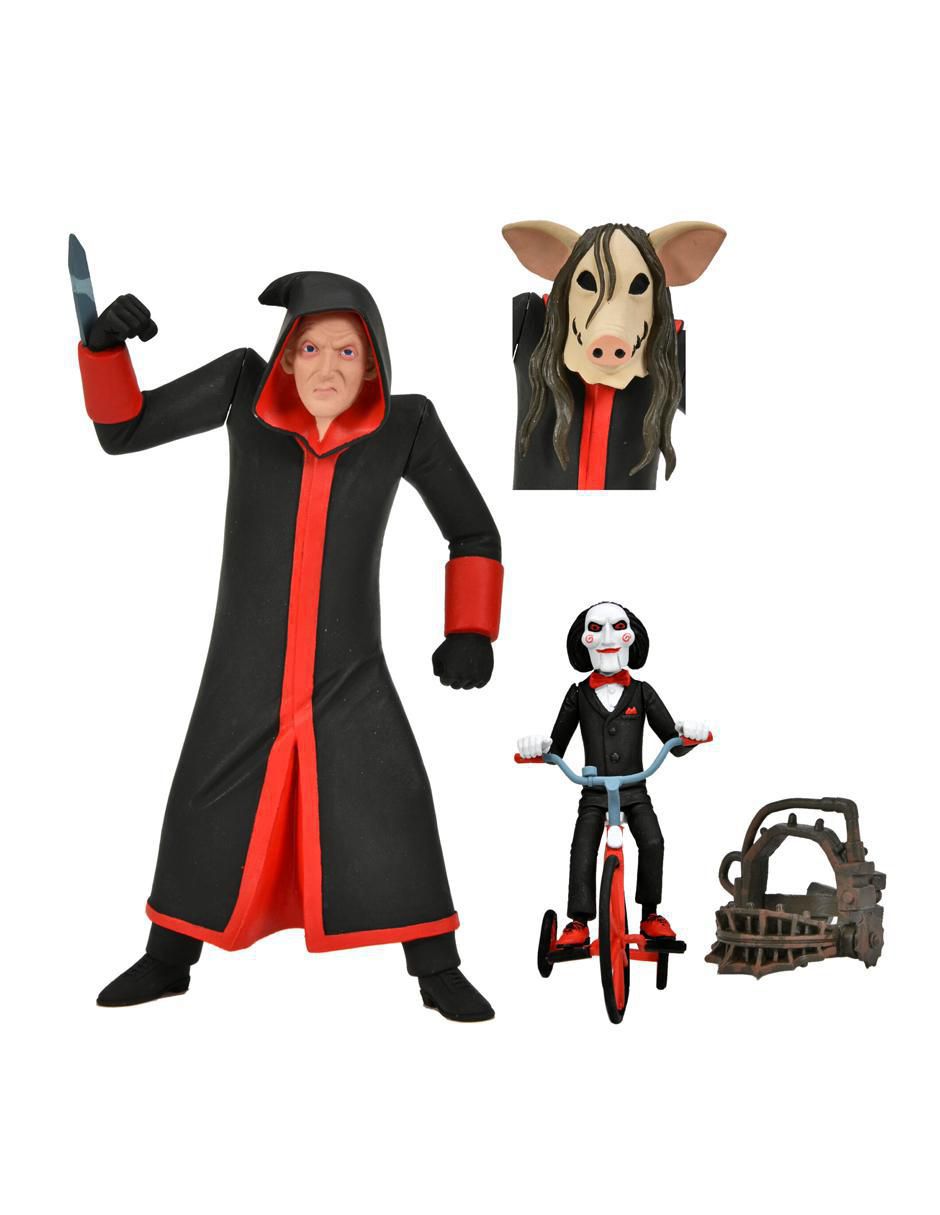Figura de colección articulada Saw Set Tonny Terrors Jigsaw Killer and Billy Boxed collectors