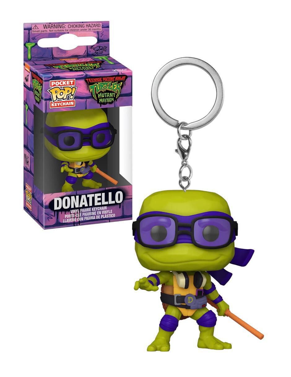 Llavero Donatello de plástico y metal 3