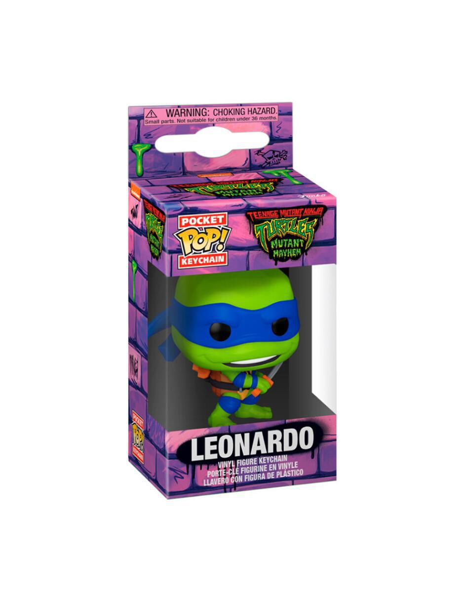 Llavero Leonardo de plástico y metal 2