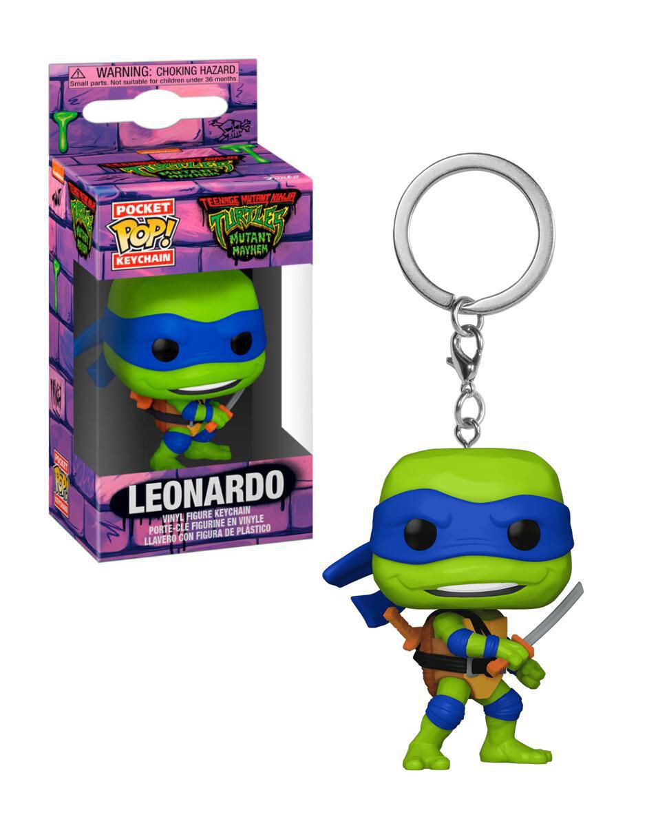 Llavero Leonardo de plástico y metal 3