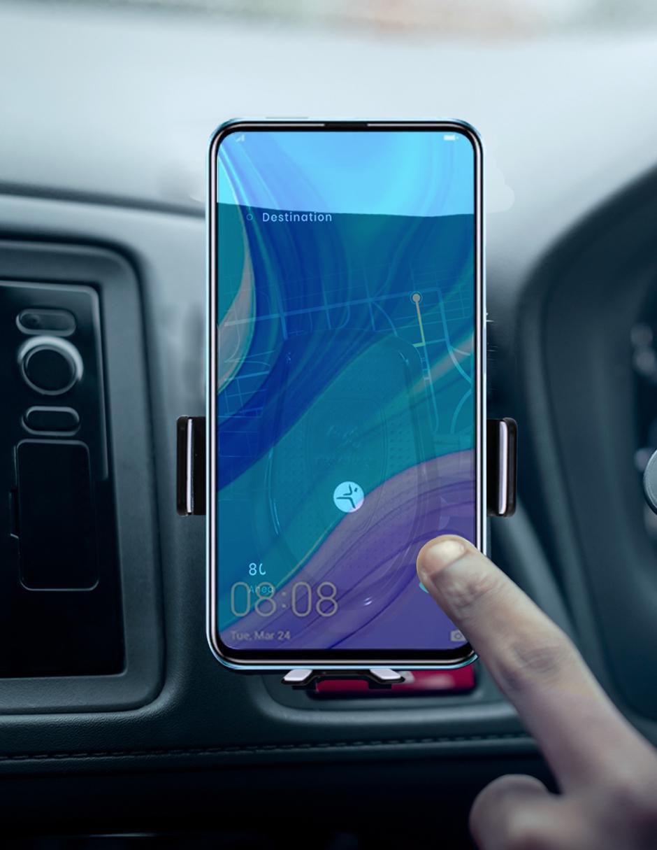 Soporte para celular con cargador inalámbrica 5