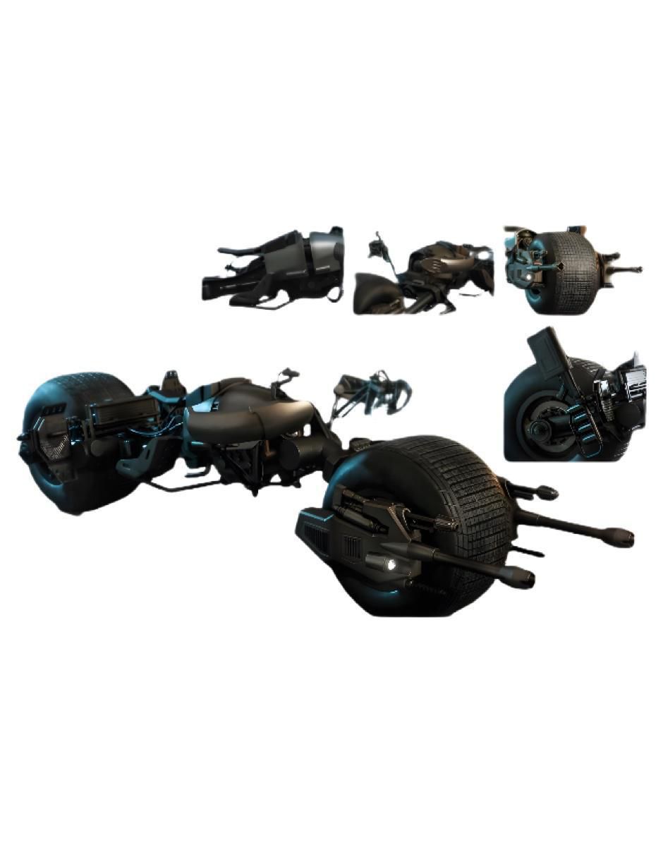 Motocicleta bat-pod Batmobile 2