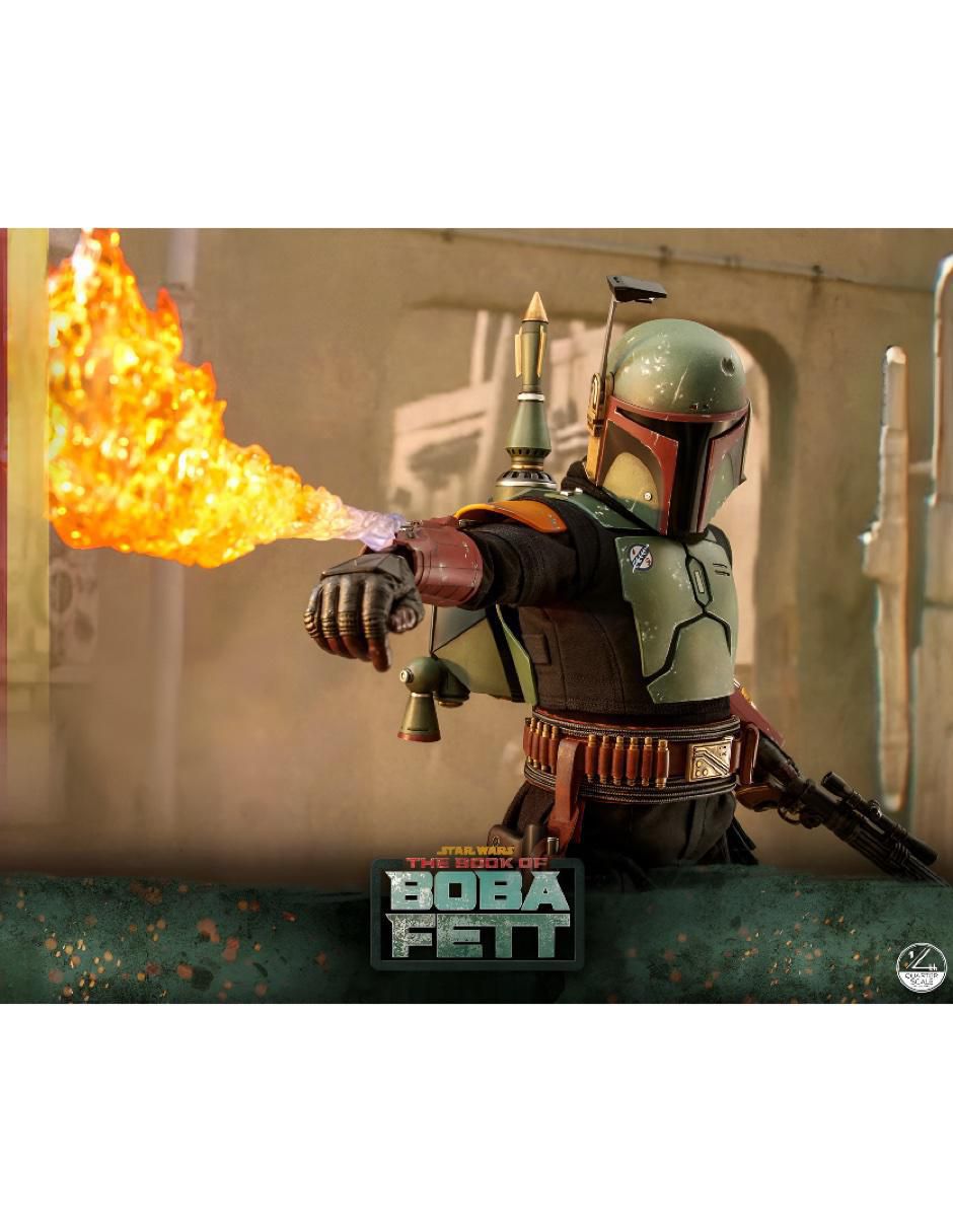 Figura de colección Star Wars The Book Of Boba Fett deluxe con luz 7