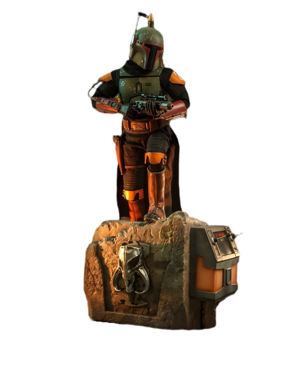 Figura de colección Star Wars The Book Of Boba Fett deluxe con luz 8