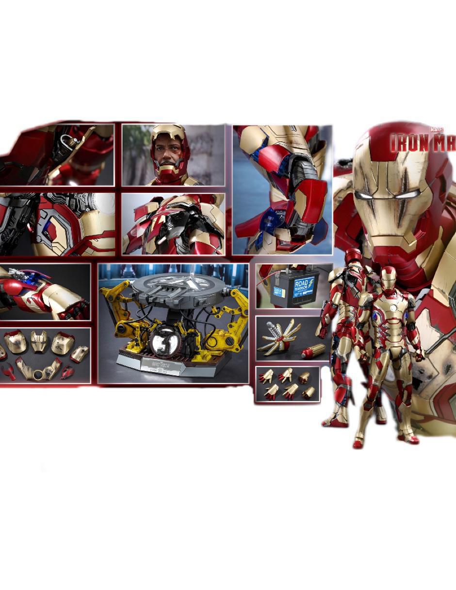 Figura de colección Marvel Studios: Iron Man Iron Man deluxe con luz 2