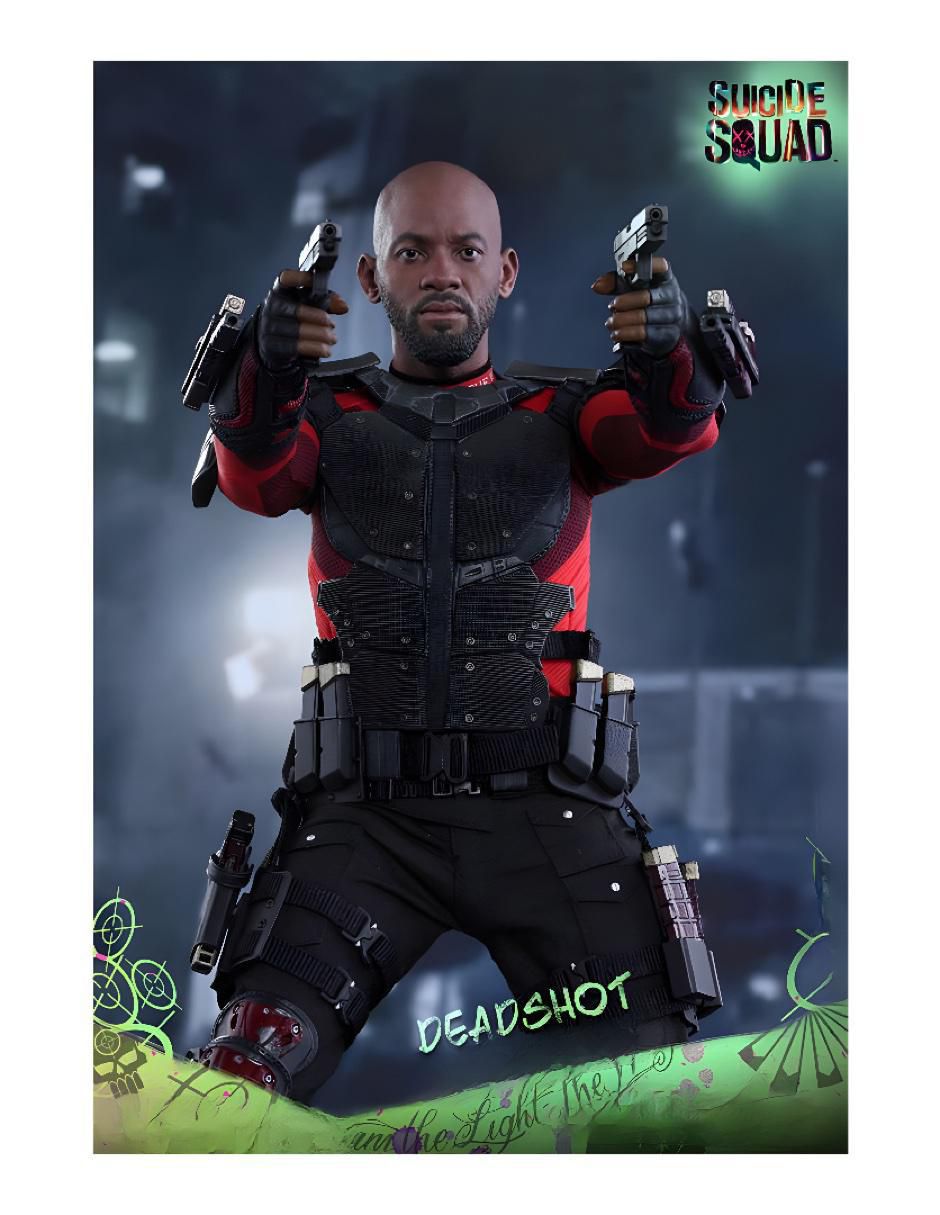 Figura de colección Suicide Squad Deadshot collectors 7