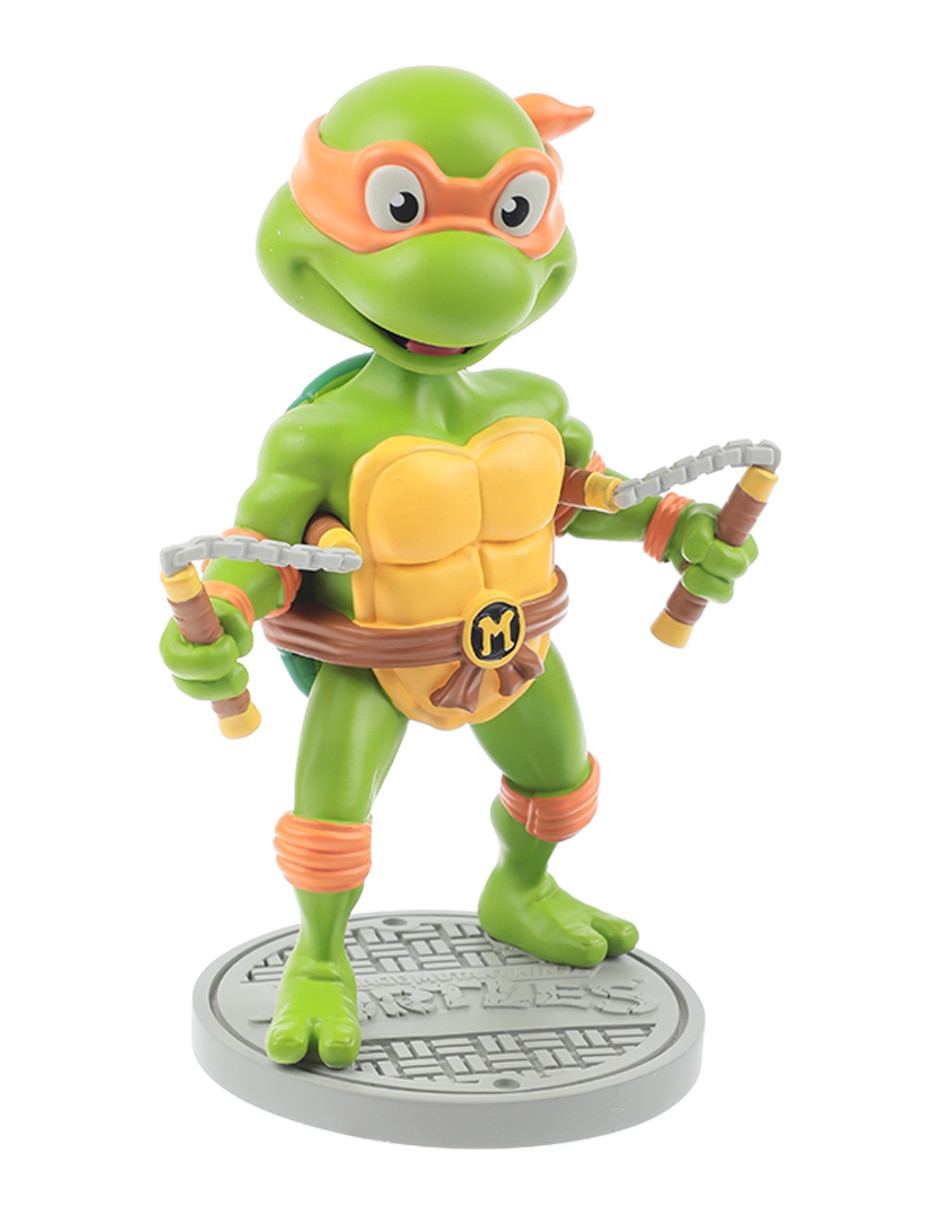 Figura de colección Tortugas Ninja Michelangelo collectors cabeza oscilante 2