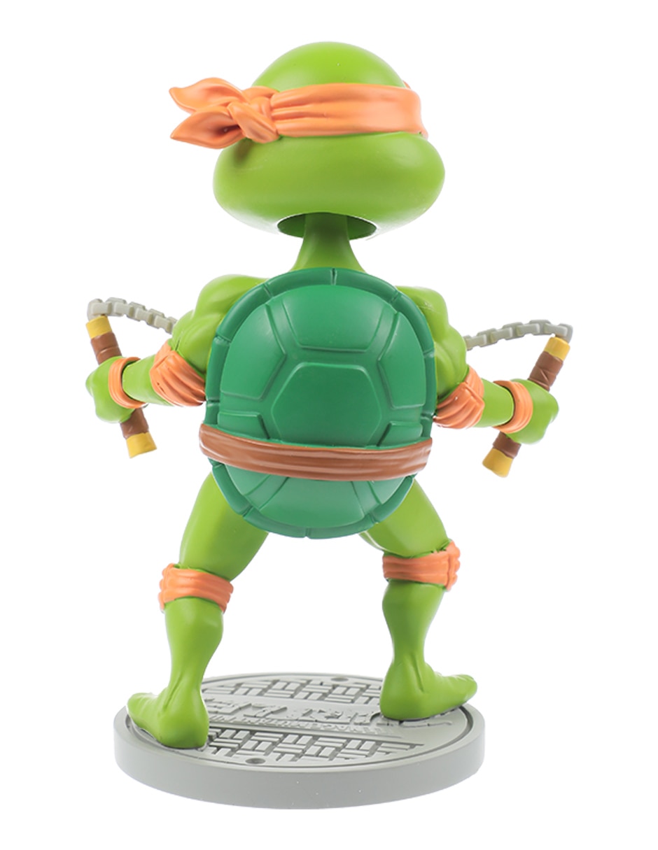 Figura de colección Tortugas Ninja Michelangelo collectors cabeza oscilante 3