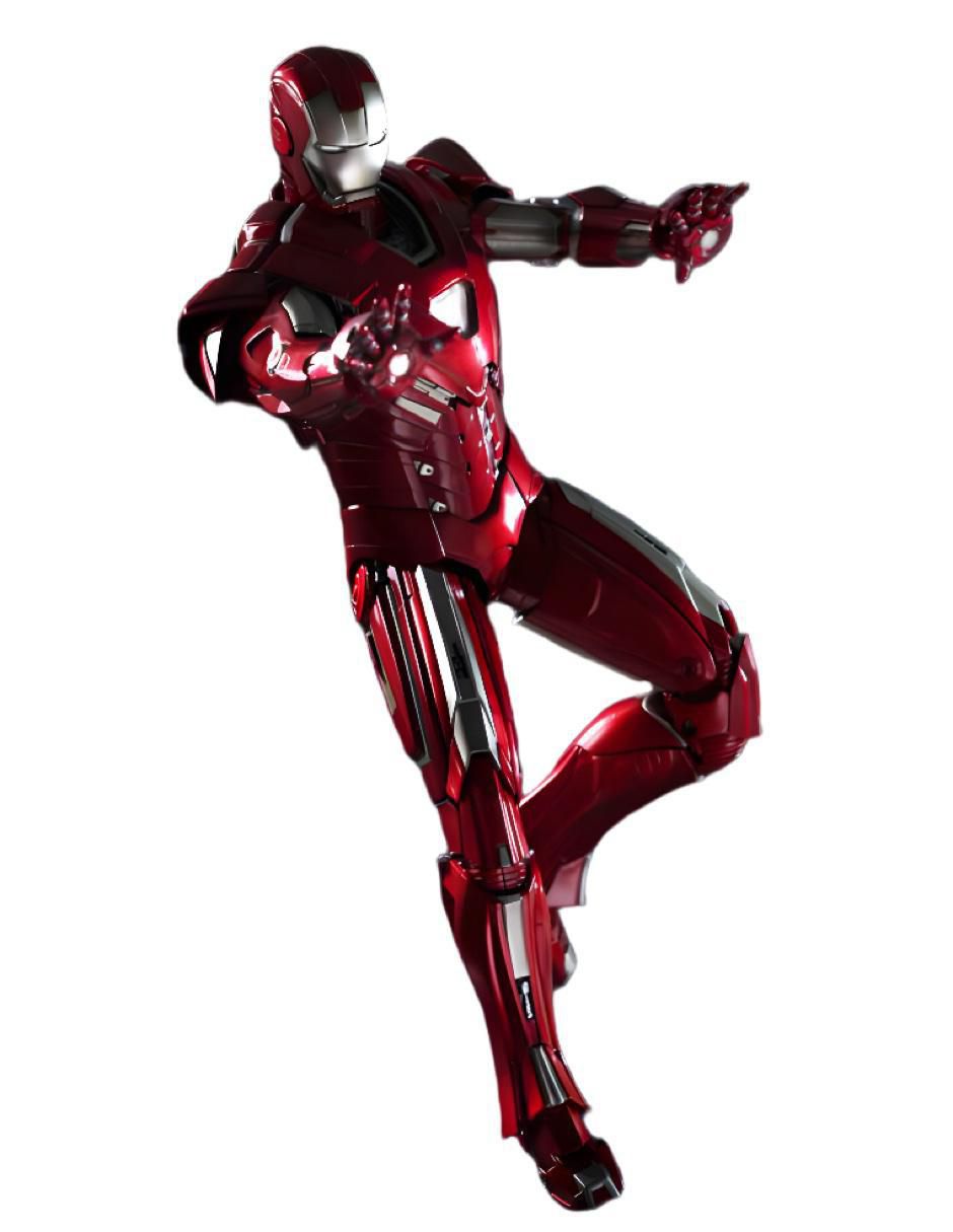 Figura de colección Marvel Studios: Iron Man Iron Man deluxe con luz 3