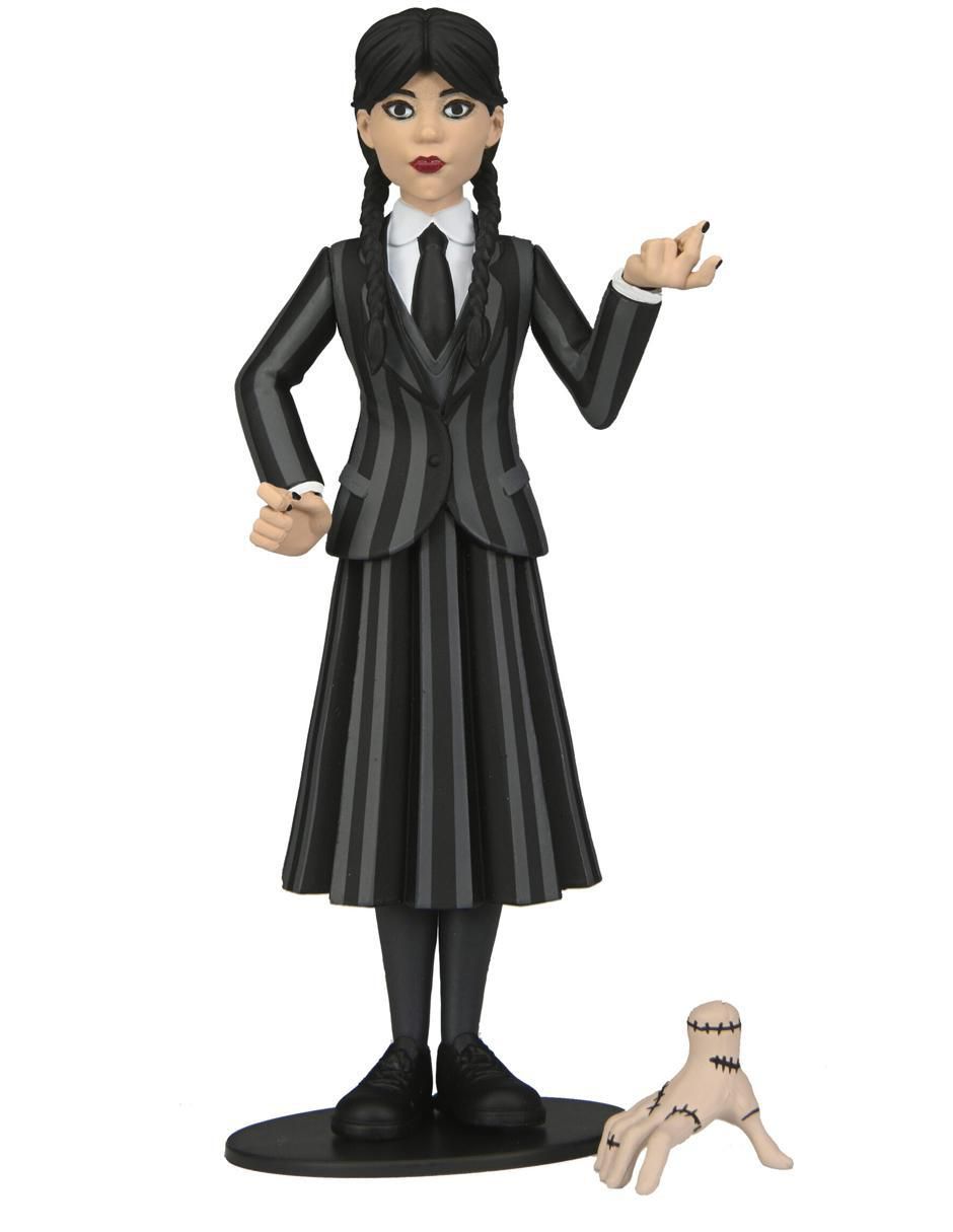 Figura de colección articulada Wednesday Merlina Addams Figura de colección articulada Wednesday Merlina Addams