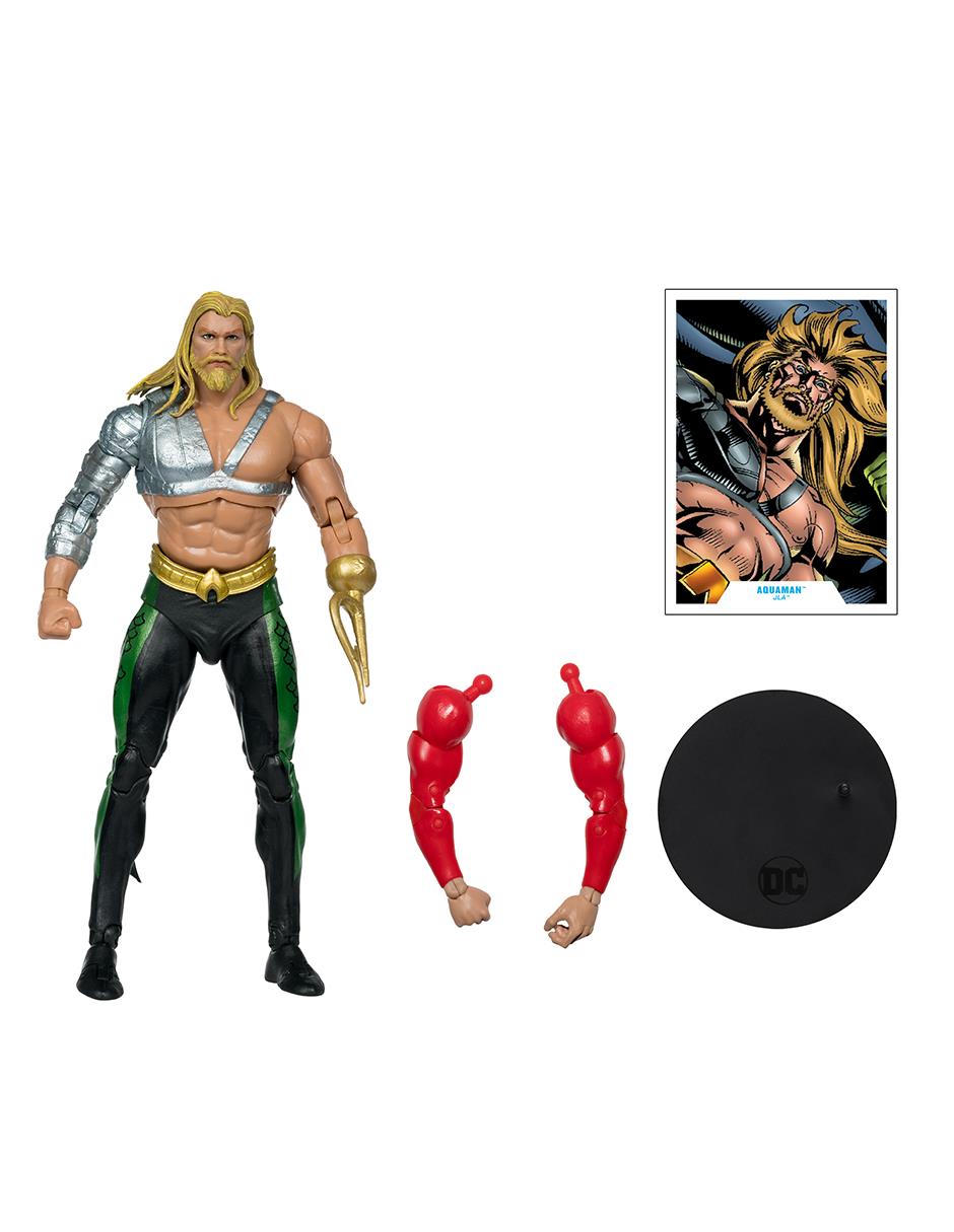 Figura de acción DC Multiverse Aquaman deluxe 3