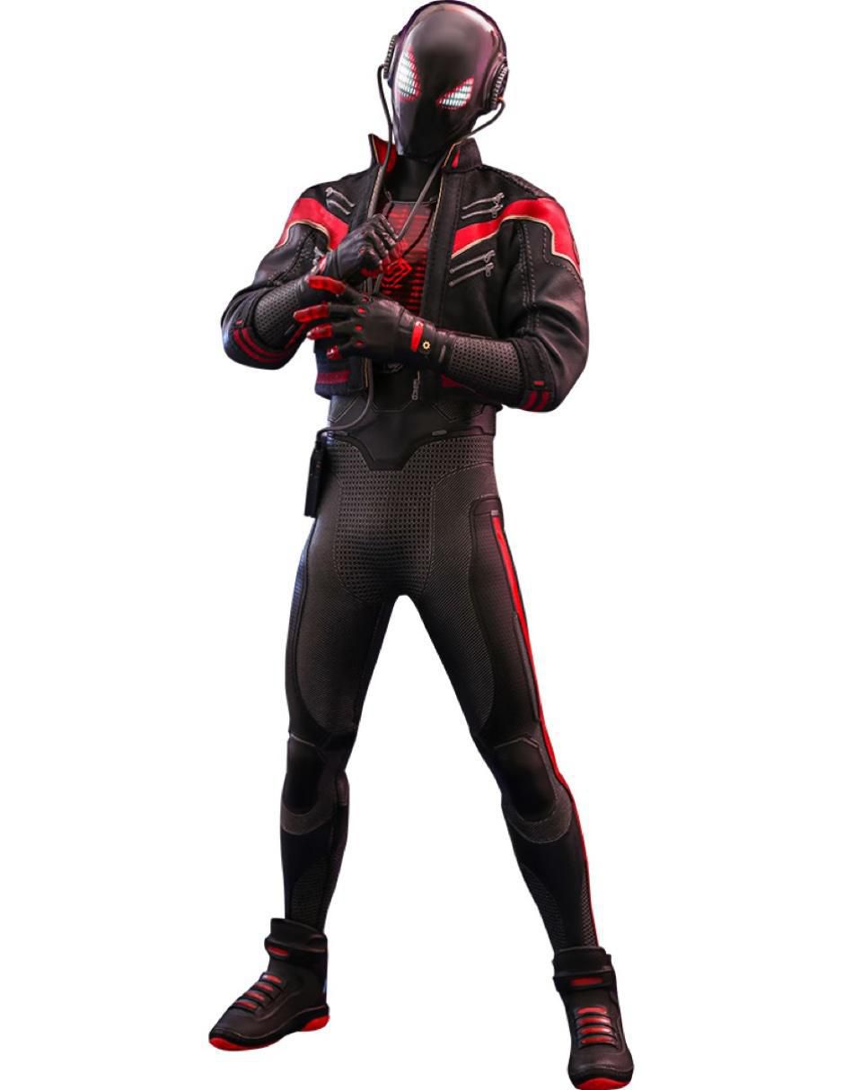 Figura de colección Marvel: Spider-Man Miles Morales deluxe con luz Figura de colección Marvel: Spider-Man Miles Morales deluxe con luz