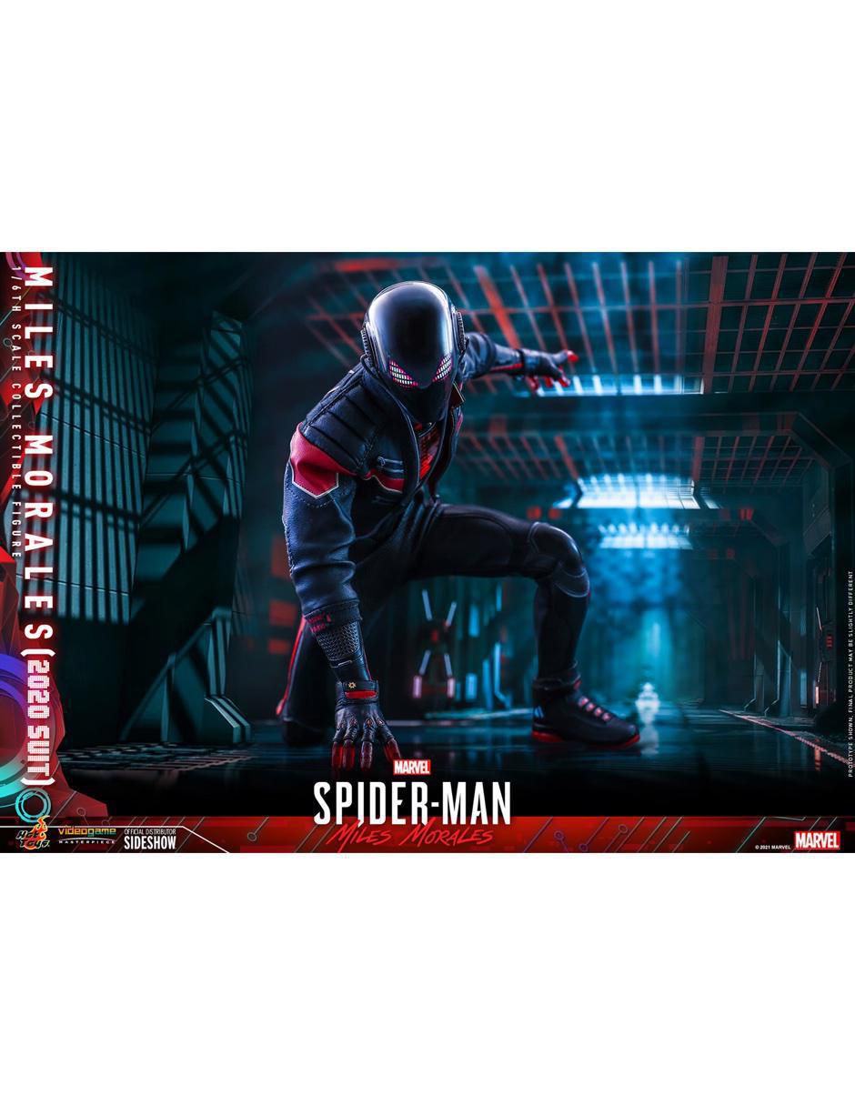 Figura de colección Marvel: Spider-Man Miles Morales deluxe con luz 4