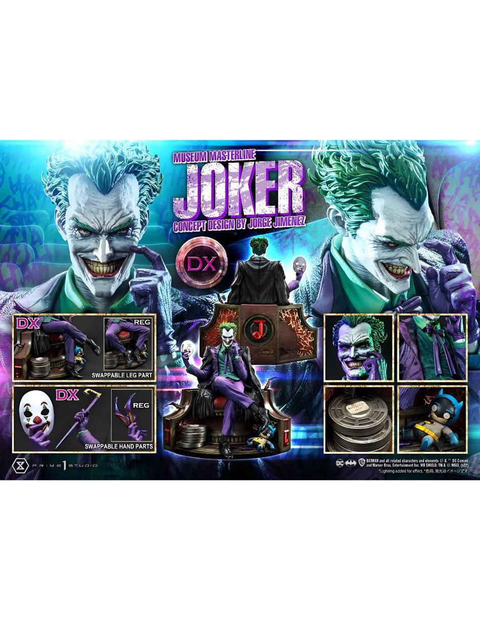 Estatua articulada Batman The Joker deluxe 4