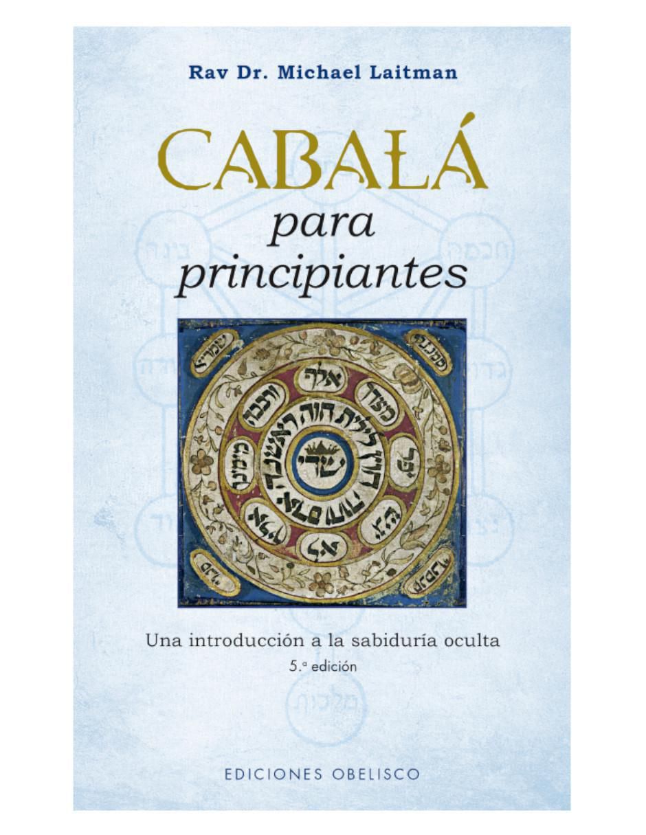 Libro Cabalá para principiantes de Michael Laitman