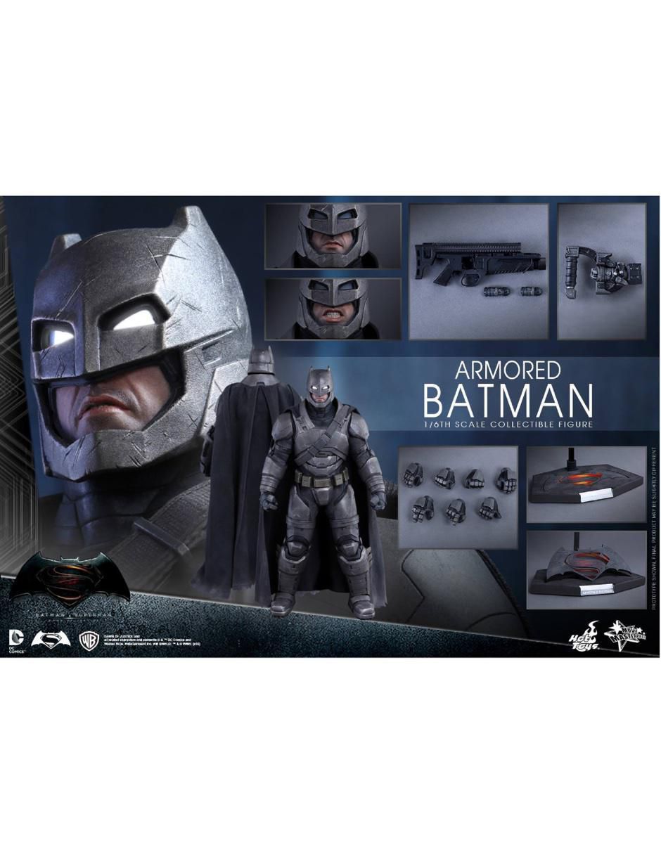 Figura de colección Batman Batman vs Superman collectors con luz 6