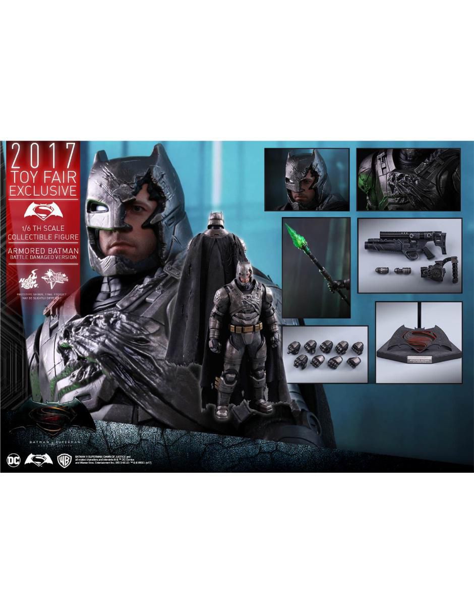 Figura de colección Batman vs Superman con luz articulado 2