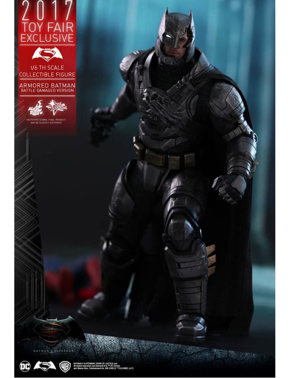Figura de colección Batman vs Superman con luz articulado 3