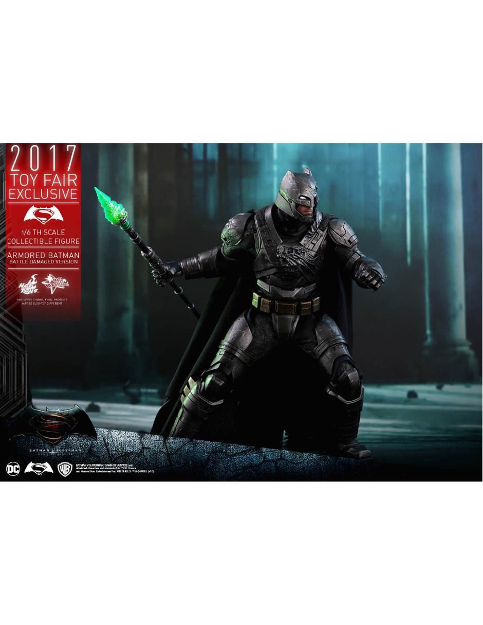 Figura de colección Batman vs Superman con luz articulado 5