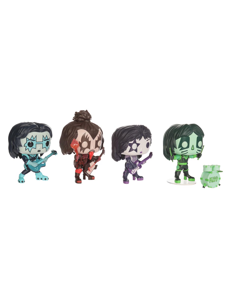 POP! Rocks Kiss Spaceman, Demon, Starchild y Catman 2
