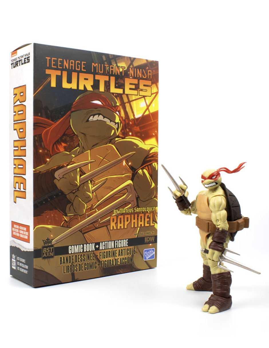 Figura de colección Tortugas Ninja Raphael articulada 3