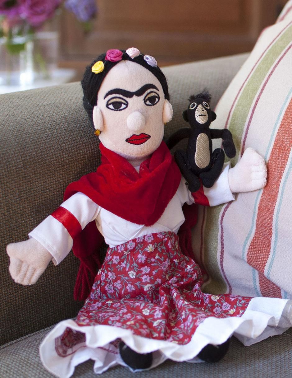 Peluche de Frida Kahlo Muñeca de 12 cm 4