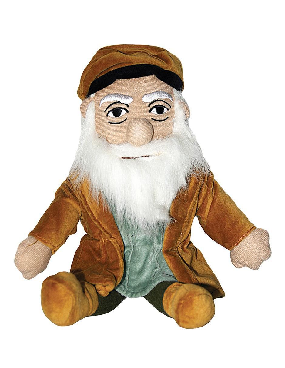 Peluche de Leonardo da Vinci Muñeco de 12 cm