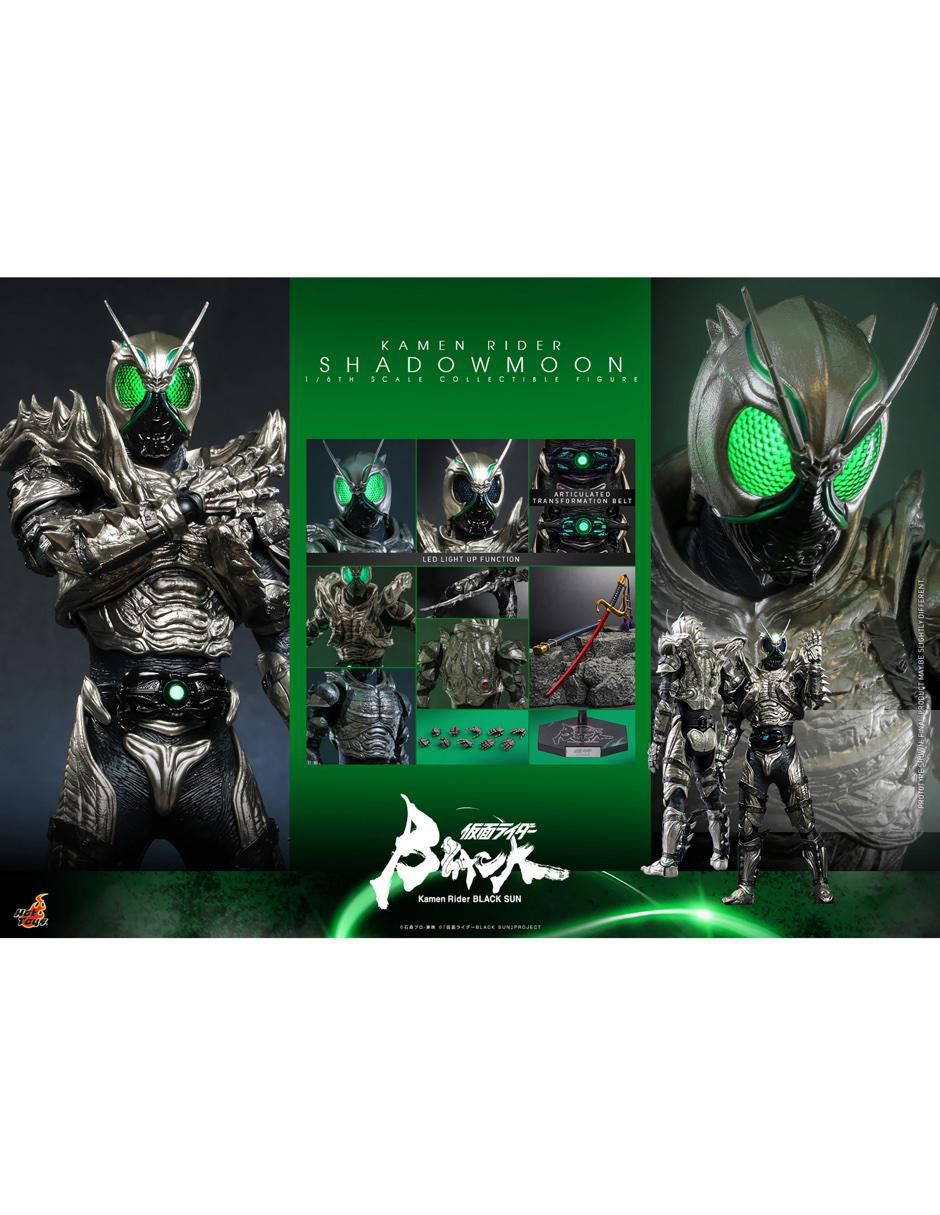 Figura de colección Kamen Rider Shadow Moon collectors con luz 2