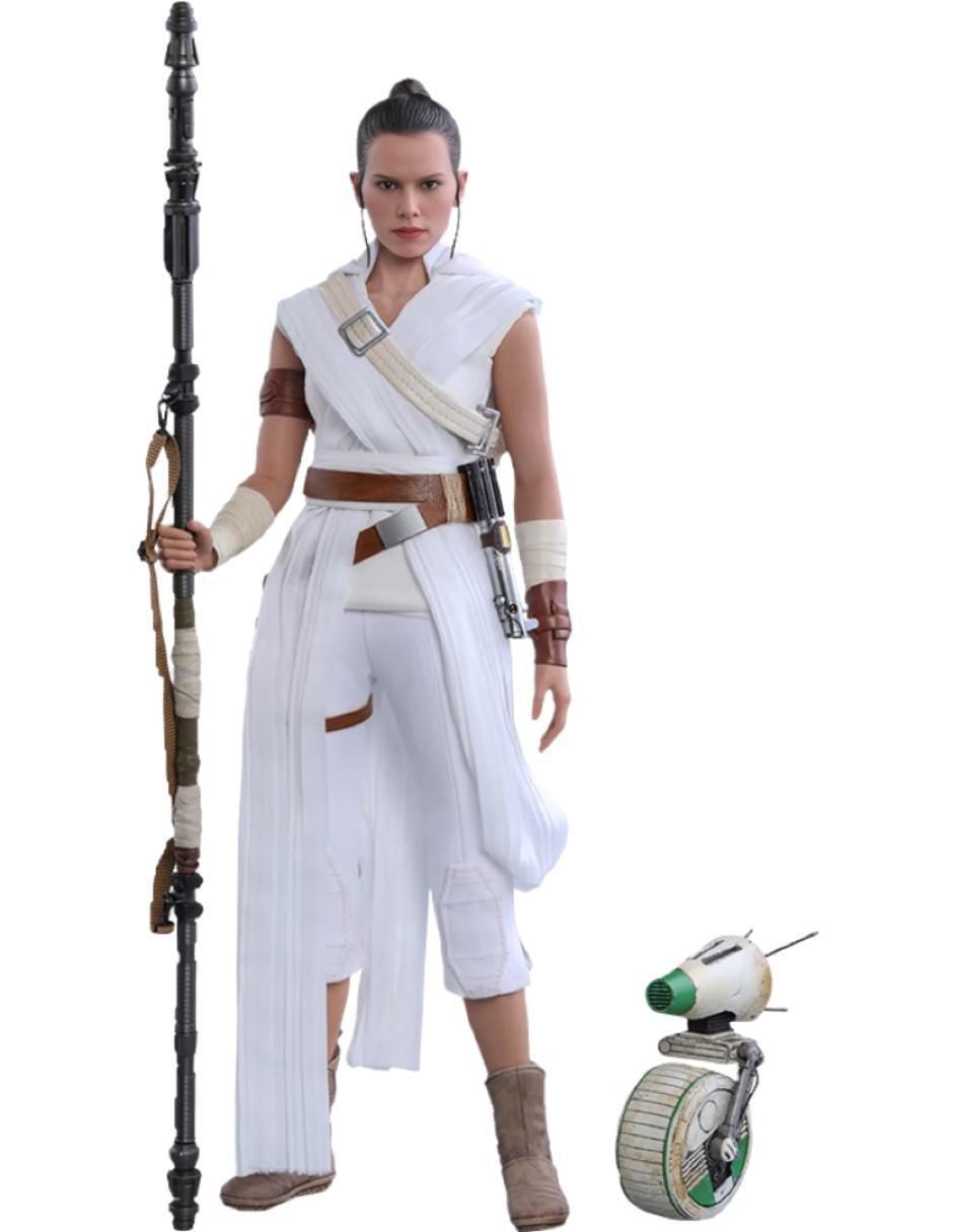 Set figuras acción Star Wars The Force Awakens Rey y D-O collectors